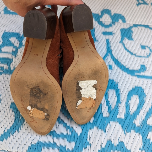 Sam Edelman Suede Ankle Booties - Picture 7 of 7